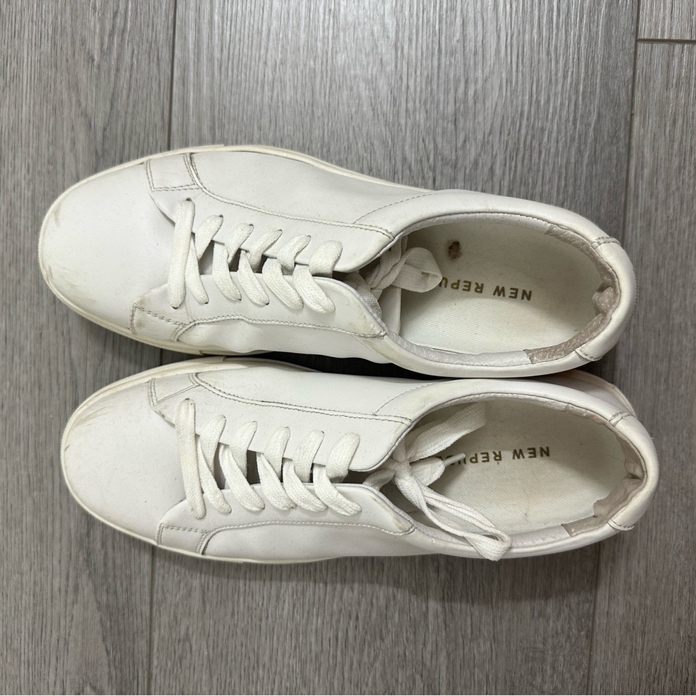 White Leather Sneakers